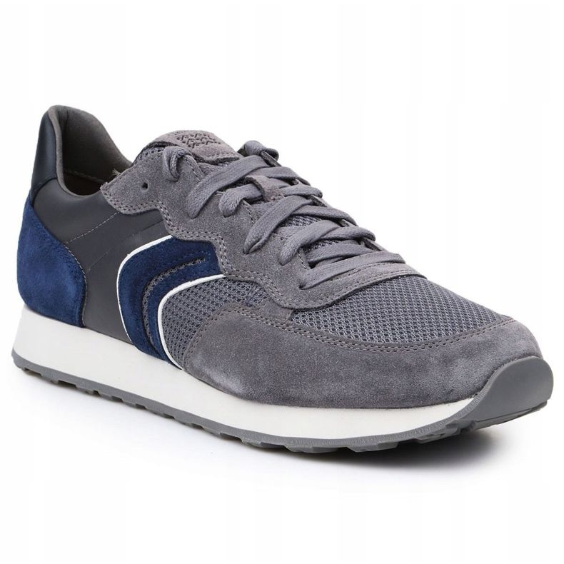 Chaussures Geox U Vincit BM U845VB-02214-C1F4R bleu marin gris 3