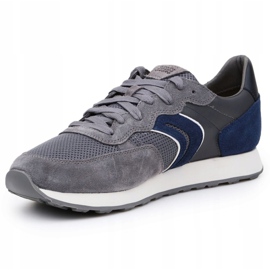 Chaussures Geox U Vincit BM U845VB-02214-C1F4R bleu marin gris 4
