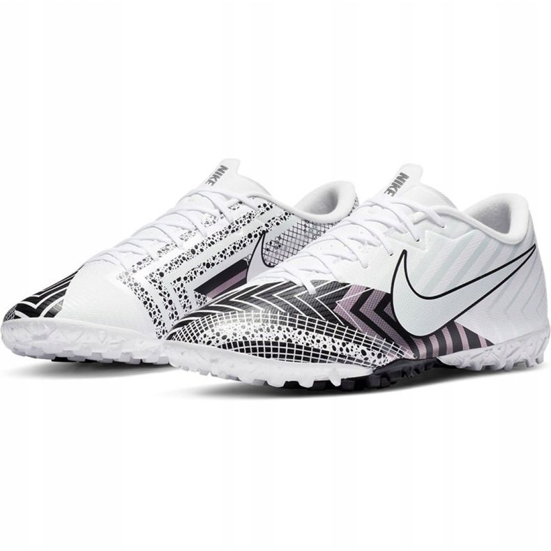 Chaussure de football Nike Mercurial Vapor 13 Academy Mds Tf M CJ1306 110 blanc, blanc, noir blanc 2