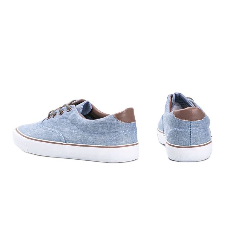 Baskets femme Manhattan bleu 1