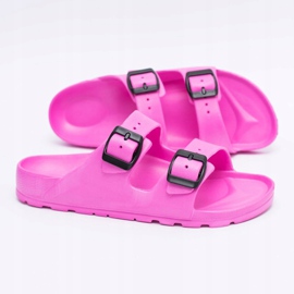 Flameshoes Pantoufles de jardin rose pâle pour femmes 2