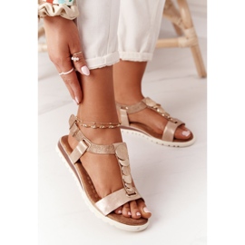 PE1 Sandales plates avec ornements en cuivre Milton 2 PE1 Sandales plates avec ornements en cuivre Milton 2