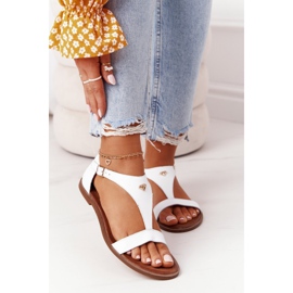 Sandales Cuir Femme Nicole 2648 Blanc 2