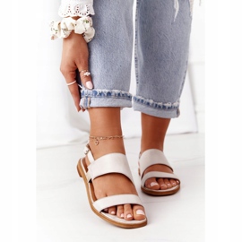 Maciejka 05167-25 Sandales en cuir doré d'or 1