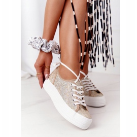 S.Barski Baskets à paillettes sur la plateforme Golden Luna d'or 1 S.Barski Baskets à paillettes sur la plateforme Golden Luna d'or 1