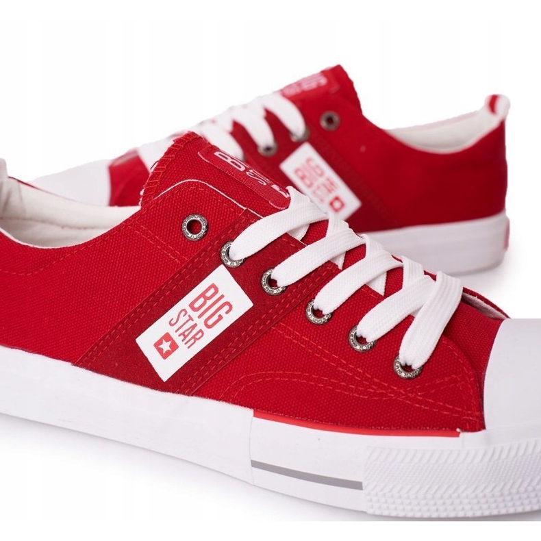 Baskets Big Star HH174040 rouges pour hommes 2
