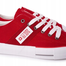Baskets Big Star HH174040 rouges pour hommes 4
