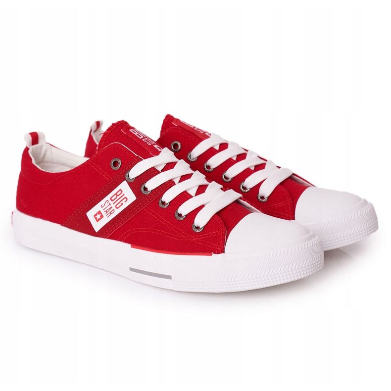 Baskets Big Star HH174040 rouges pour hommes 5