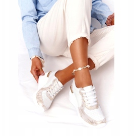 Baskets Compensées En Cuir S.Barski 82105 Blanc-Or beige blanche d'or 5 Baskets Compensées En Cuir S.Barski 82105 Blanc-Or beige blanche d'or 5