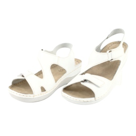 Inblu chaussures pour femmes sandales 158D113 blanc 3