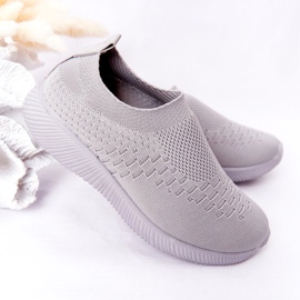 EVE Chaussures de sport pour enfants Slip-On Grey School Trip gris 3