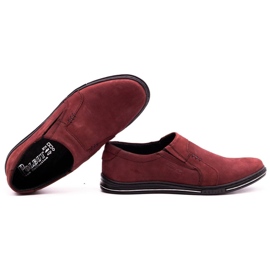 Polbut Chaussures cuir homme 334 bordeaux rouge 2