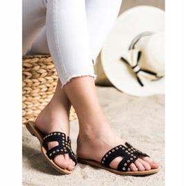 Chaussons élégants VINCEZA noir 1