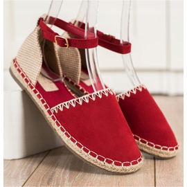 Goodin Espadrilles Rouges En Daim beige 3