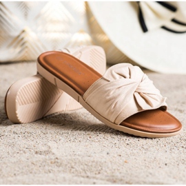 Sandales en daim Vinceza beige 1