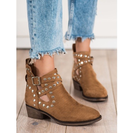 Seastar Bottines Ajourées Avec Boucle brun 3