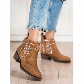 Seastar Bottines Ajourées Avec Boucle brun 1