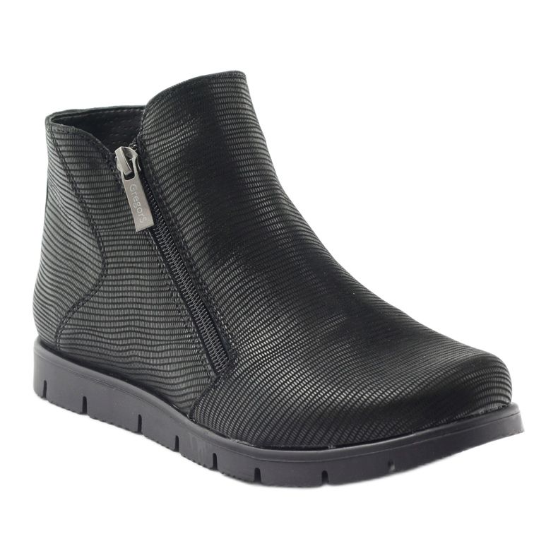 Bottes d'hiver pour femmes Gregors 611 noires le noir 1