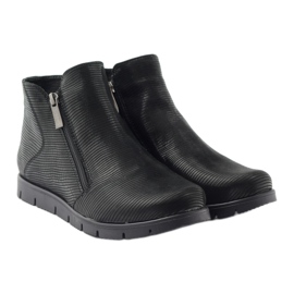 Bottes d'hiver pour femmes Gregors 611 noires le noir 4