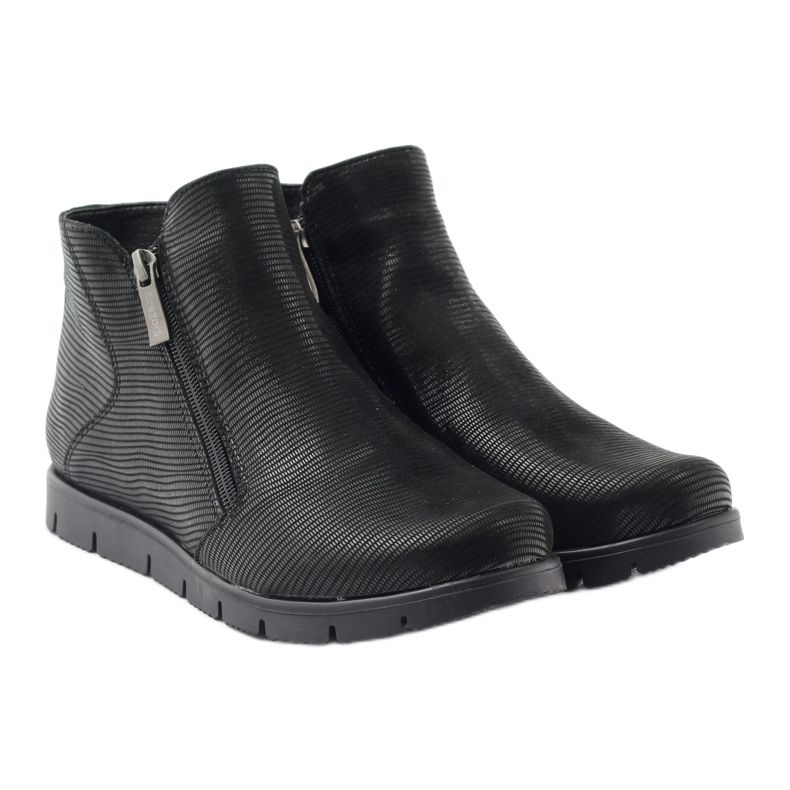 Bottes d'hiver pour femmes Gregors 611 noires le noir 4