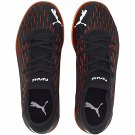 Chaussures de foot Puma Future 6.4 Tt Jr 106209 01 bleu, noir, orange noir 1