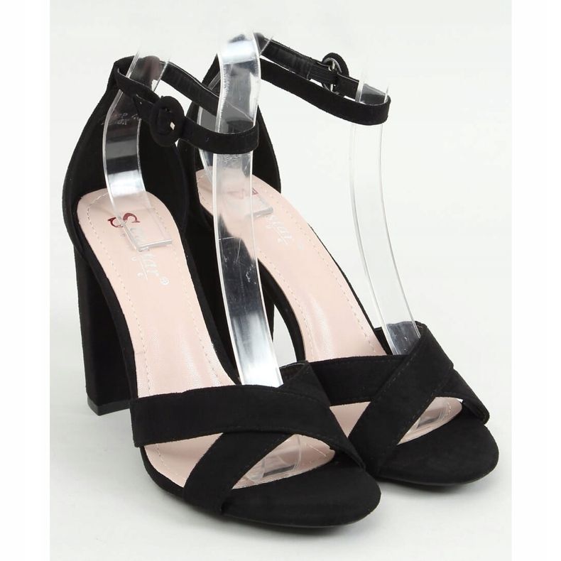 Sandales noires sur le poteau TU133P Noir le noir 1