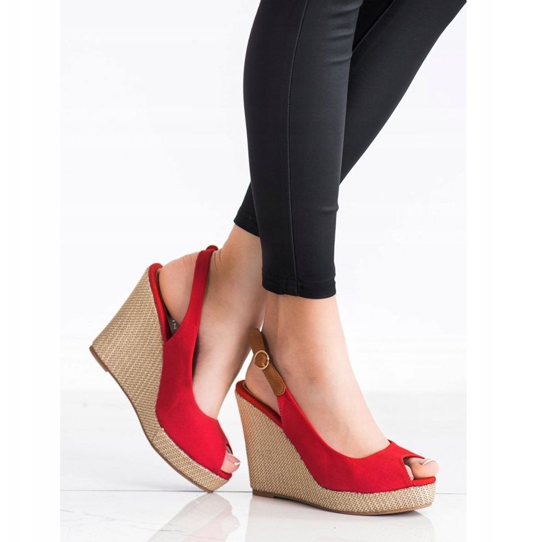 Goodin Sandales à talons hauts rouge 1