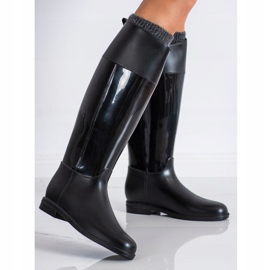 New Age Galoches noires élégantes 2