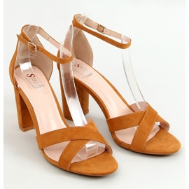 Sandales à talons Camel NF-63P Camel brun 1