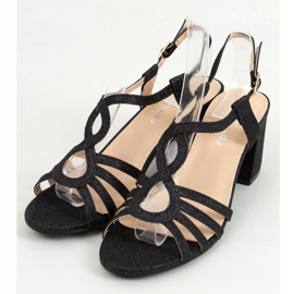 Sandales à talons noires A3083 Noir le noir 1