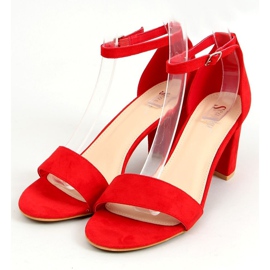 Sandales à talons rouges LL-210P Rouge 1