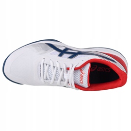 Asics Gel-Game 8 Argile / OC M 1041A193-102 blanche rouge bleu 2