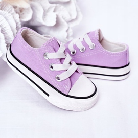 FRROCK Baskets classiques violettes pour enfants Filemon 1