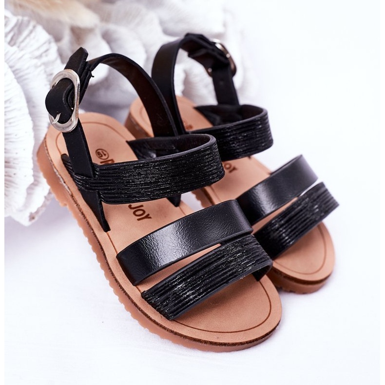 Sandales Natalie Shiny Noires Enfant le noir 2 Sandales Natalie Shiny Noires Enfant le noir 2