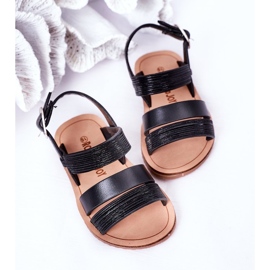 Sandales Natalie Shiny Noires Enfant 1