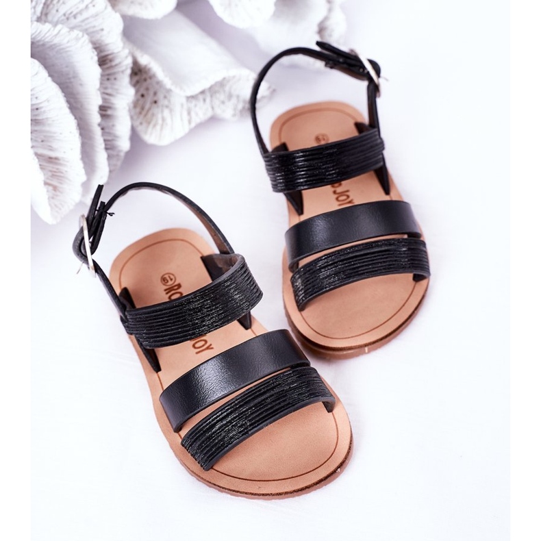 Sandales Natalie Shiny Noires Enfant 1