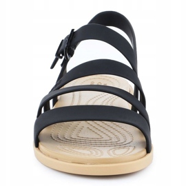 Crocs Tulum Sandale W 206107-00W noir 1