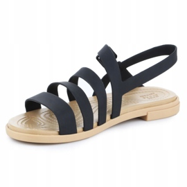 Crocs Tulum Sandale W 206107-00W noir 2