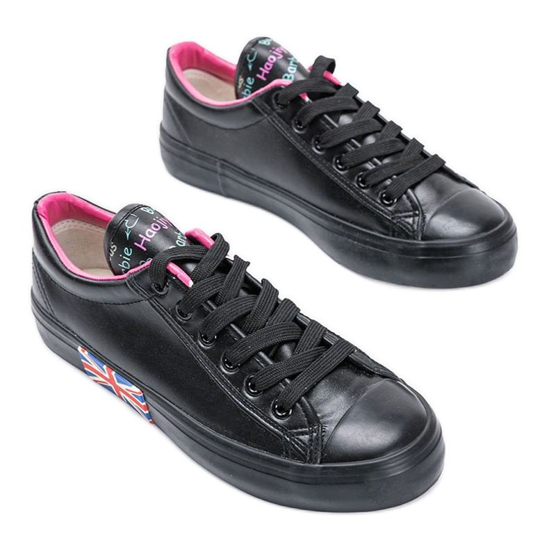 Baskets femme Black Eagles le noir 1