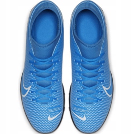 Nike Mercurial Superfly 7 Club Tf Jr AT8156 414 chaussures de football multicolore bleu 1