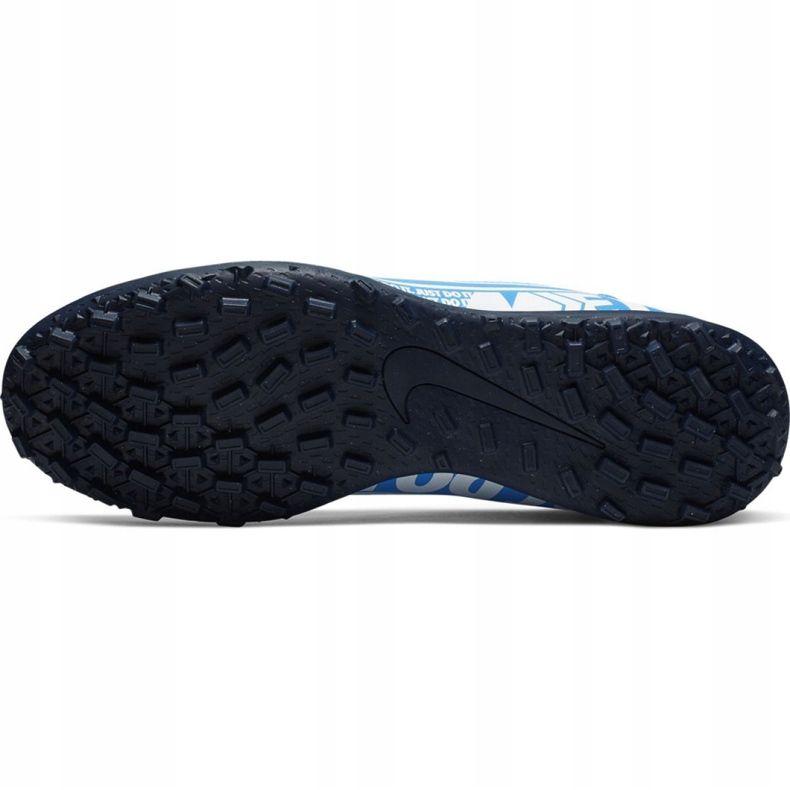 Nike Mercurial Superfly 7 Club Tf Jr AT8156 414 chaussures de football multicolore bleu 2