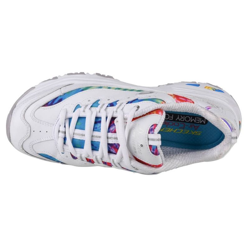 Skechers D'Lites Summer Fiesta W 149015-WMLT blanc noir 2