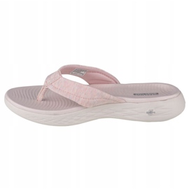 Tongs Skechers On the Go 600-Sunbathe W 140000-LTPK noir rose 1