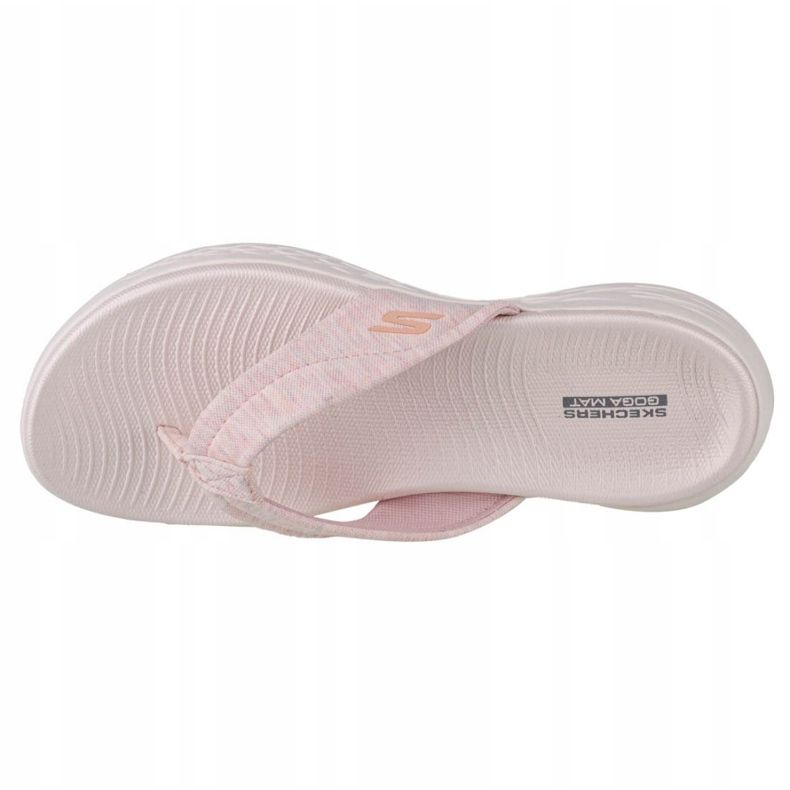 Tongs Skechers On the Go 600-Sunbathe W 140000-LTPK le noir rose 2 Tongs Skechers On the Go 600-Sunbathe W 140000-LTPK le noir rose 2
