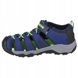 Skechers Solar Quest Jr 400060L-NVBK noir bleu marine 1