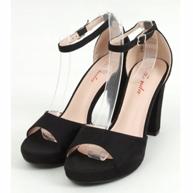 Noir S-850 Sandales à plateforme noires le noir 1