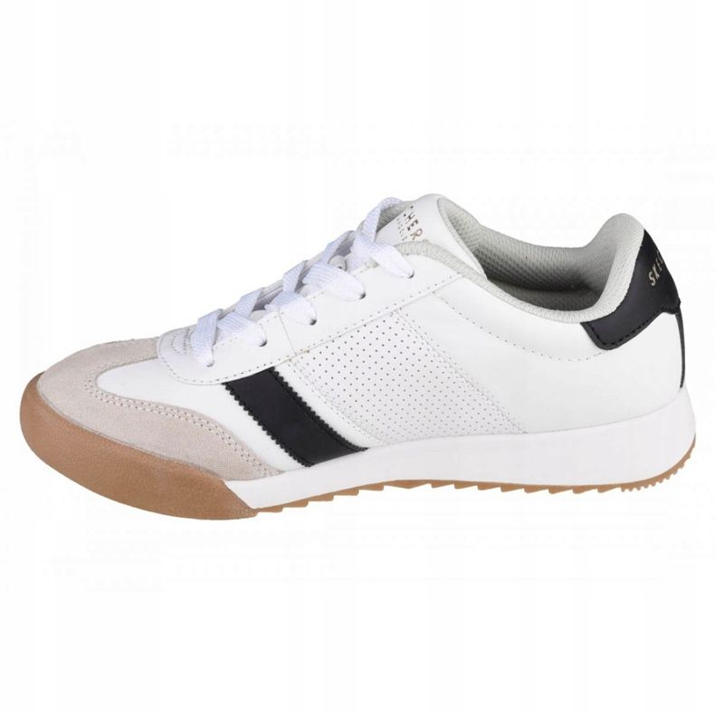 Chaussures Skechers Zinger Jr 93520L-WBK blanche bleu 1