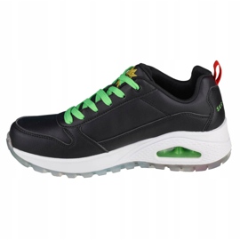 Skechers Uno Rugged-Vous êtes un méchant W 155326-BKMT noir vert jaune 1