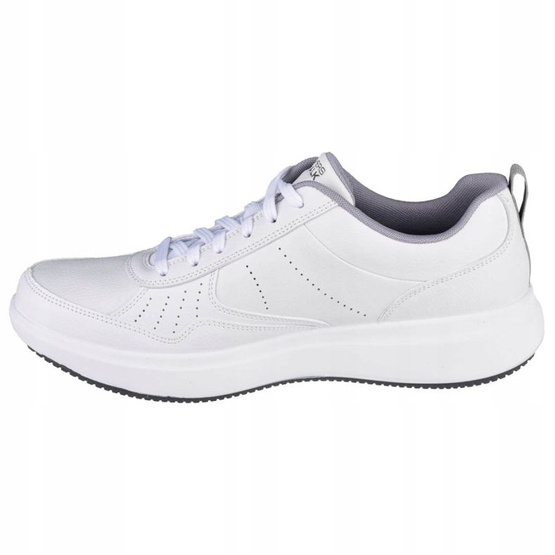 Skechers Go Walk Steady M 216000-WGY Chaussures blanche 1 Skechers Go Walk Steady M 216000-WGY Chaussures blanche 1