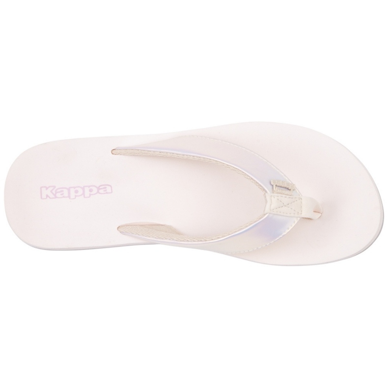 Chaussons femme Kappa blancs 242979 1017 blanche multicolore 1 Chaussons femme Kappa blancs 242979 1017 blanche multicolore 1